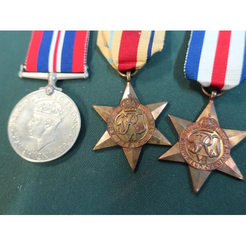 199 - Geo.VI and WWII group of medals awarded to 4122883 PT.H.Fowler.CHES.R comprising of GSM with Palesti... 