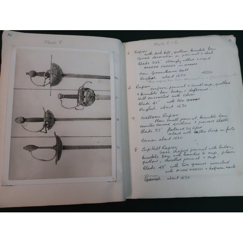 9 - 'The Kent Collection Of Arms And Armour' a scrapbook/archive and photographic history of The Kent Ar... 