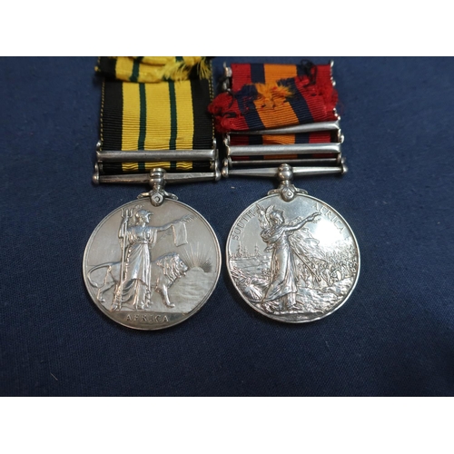 206 - Queens South Africa Medal with five clasps for Cape Colony, Orange Free State, Transvaal, South Afri... 