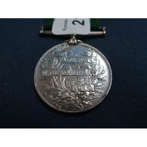 211 - Victorian volunteer long service medal awarded to Sergt BUG.F.Cowles 1st V.BSR