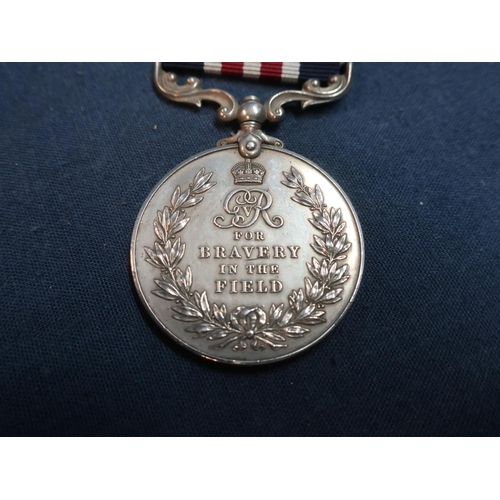 218 - George V military medal (MM) awarded to L-24802 GNR.W.S.Crowe D.150/BDE.R.F.A