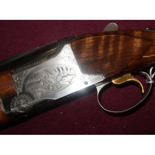 436 - Cased Browning B25 Model B2G Trap 12 bore over & under ejector shotgun with 29 3/4 inch barrels, cho... 