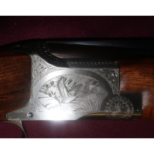 436 - Cased Browning B25 Model B2G Trap 12 bore over & under ejector shotgun with 29 3/4 inch barrels, cho... 