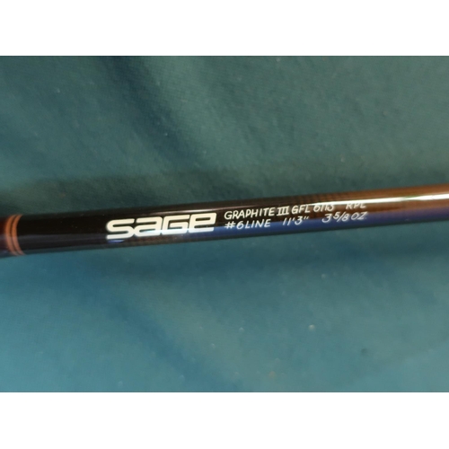 299 - Sage 11ft x 4?? #6 in tubular plastic case