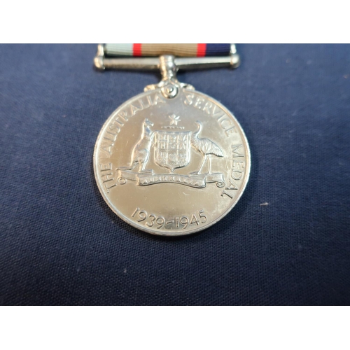 229 - George VI Australian service medal 1939-1945, with ribbon