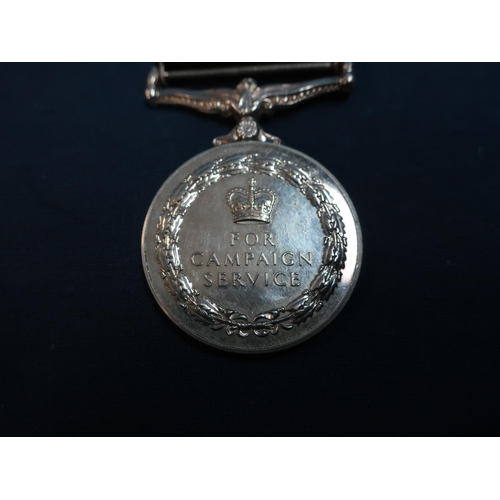 237 - ERII campaign service medal with Northern Ireland clasp, `24364073 L/CPL.A.P.H.TURNER STAFFORDS'