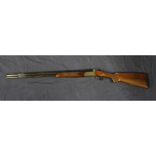 442 - Zoli 20 bore non-ejector shotgun with 28 inch barrels, single trigger action and 14 inch pistol grip... 