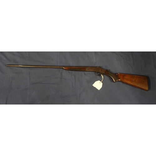 444 - Harrington & Richardson Arms Co Model 1915 .410 single barrel shotgun with 28 inch barrel and 13 3/4... 