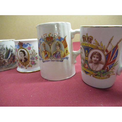 149 - Collection of post 1911 commemorative ware including  beakers, mugs, including Peace mug, some moder... 