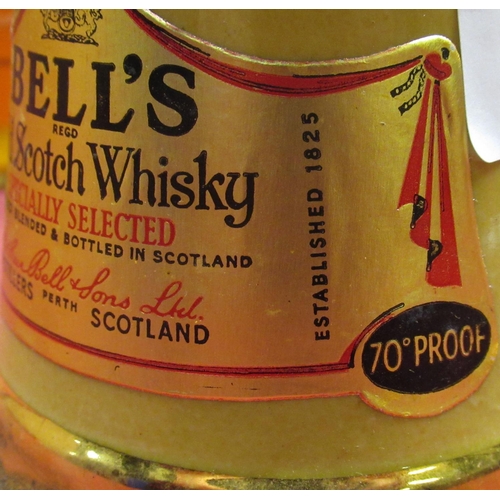 427 - The Famous Grouse Blended Scotch Whisky 1L 40%proof and Bell's Old Scotch Whisky in Wade decanter 62... 