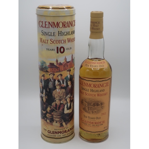 1172 - The Glenmorangie Ten Years Old Single Highland Malt Scotch Whisky, 70cl 40%vol, 1btl in tin tube wit... 