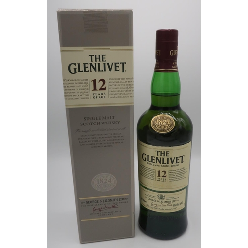 1177 - The Glenlivet Ultimate Single Malt Scotch Whisky, 12 Years Of Age, 70cl 40%vol, 1btl, in carton