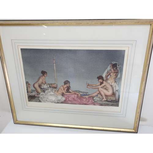 1187 - Sir William Russell Flint (British, 1880 –1969): 'Silver Mirror', colour print published 1962 by Fro... 