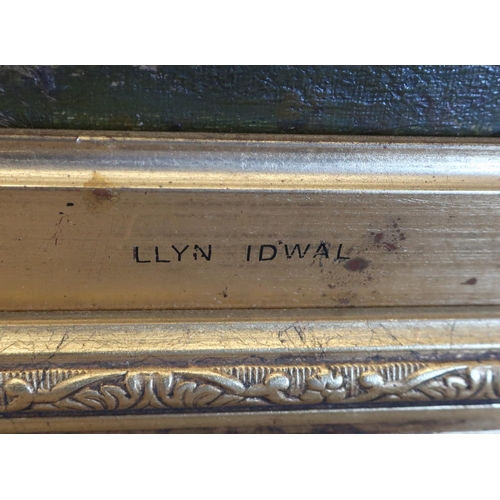 1193 - Edwin Alfred Pettitt (British 1840-1912): 'Llyn Idwal' an extensive mountainous river landscape, tit... 