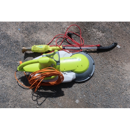 39 - Garden Groom electric grass and hedge trimmer, and electric blow torch