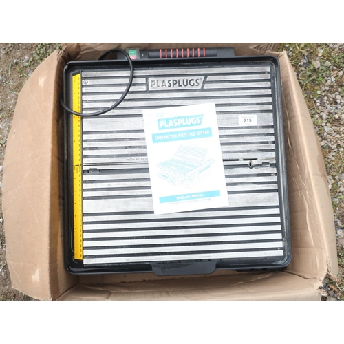 Boxed Plasplugs Contractor Plus Tile Cutter