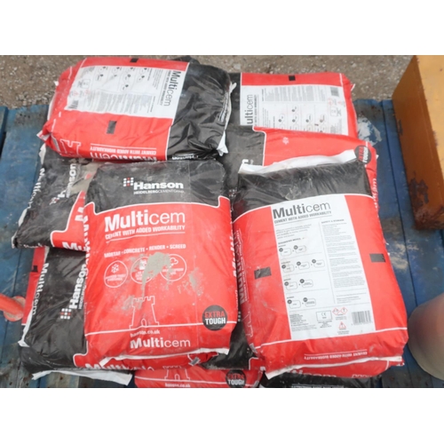 297 - Fifteen bags of Hanson multi cement with added workability