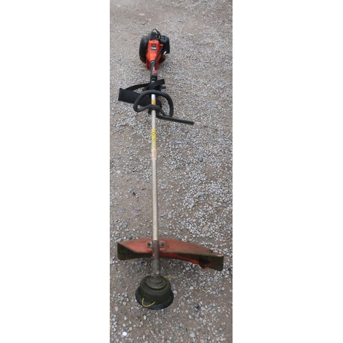 307 - Tanaka TBC230S petrol strimmer with spare cord and carrying harness