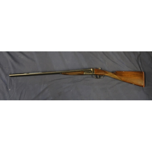 19 - AYA number 4 12 bore side by side boxlock ejector shotgun with 26 inch barrels, choke 3/4 & 1/2 with... 