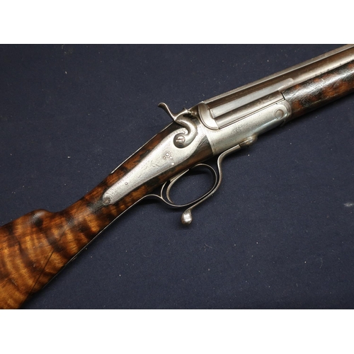 1 - Ward 12 bore single barrel underlever opening competition gun with raised top rib and 33 1/2 inch ba... 