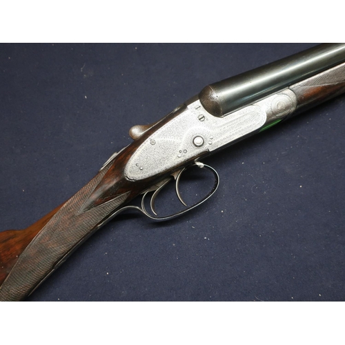 6 - E.M. Reilly & Co 12 bore side by side sidelock ejector shotgun with 30 1/4 inch barrels,15