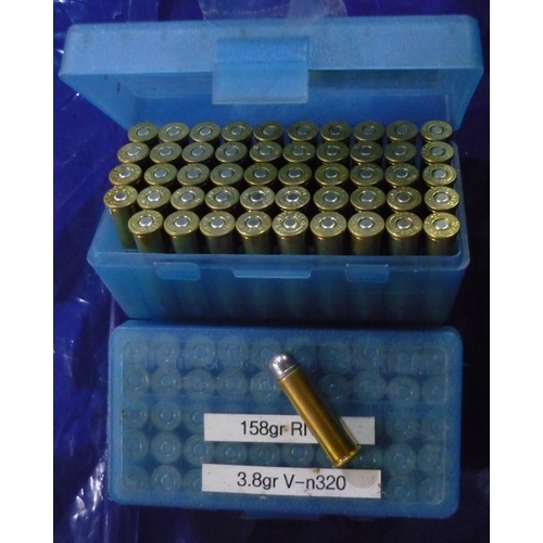 322 - Two cases of one hundred .357 mag lead ammunition (Section one certificate required)