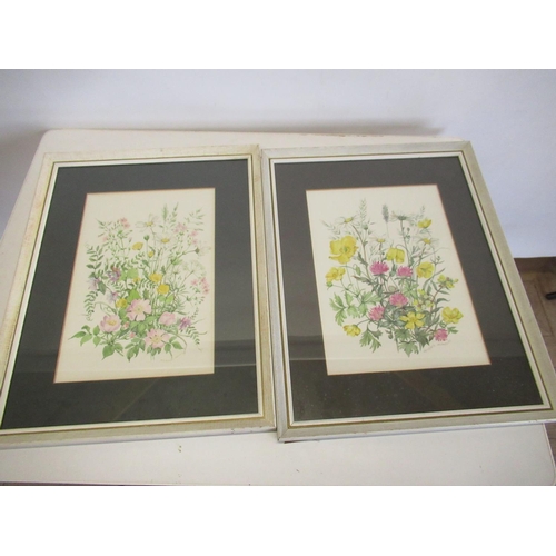 184 - Patience Arnold (1901-1992) Pair of Still Life studies of flowers, watercolour, signed, 31cm x 21cm ... 