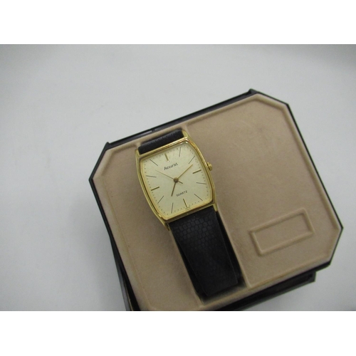 481 - Montine gold plated hand wound wrist watch, Yeoman 17 jewel gold plated writ watch and other mechani... 