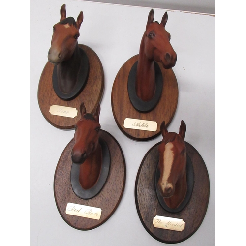 405 - Collection of Beswick Racehorse horse heads 