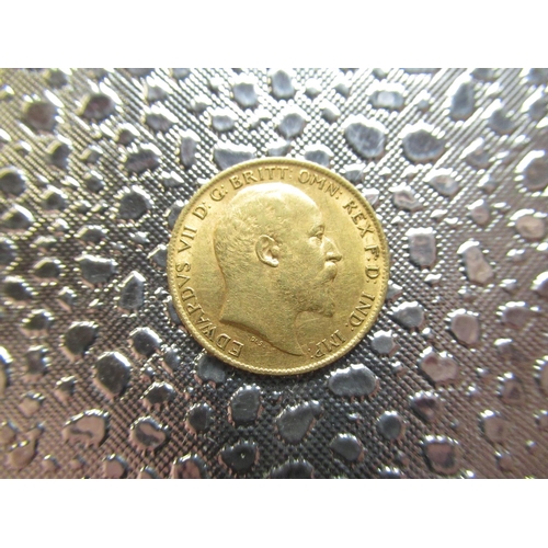 37 - Edw.V11 gold Half-Sovereign, 1910