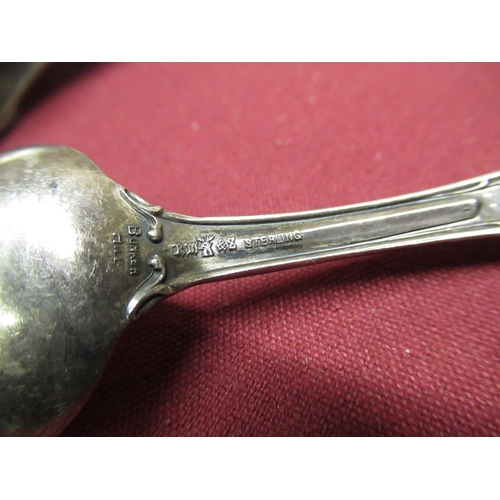 450 - Collection of various silver and silver plated spoons including a presentation spoon for the 1964 Hu... 