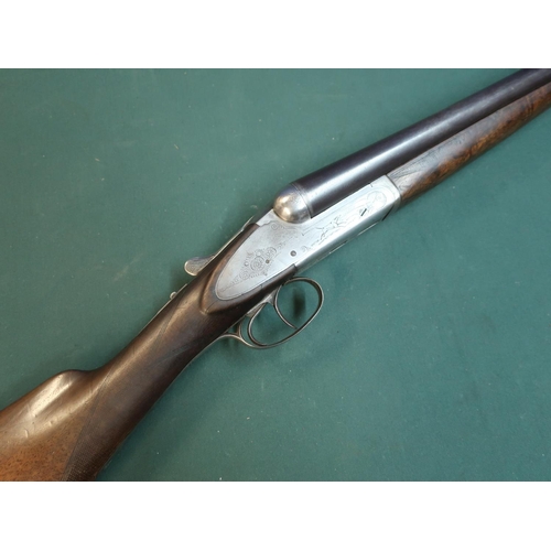 81 - Registered Firearms Dealer only - Deactivated Belgian 12 bore side by side side-lock shotgun with 30... 