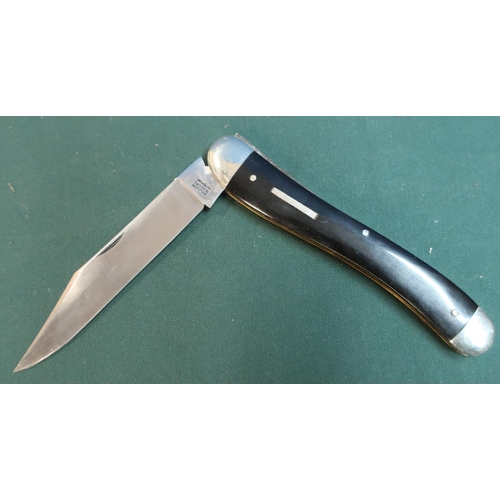 118 - William Rodgers Sheffield folding pocket knife 12 cm (5”) clip point blade stamped, “I CUT MY WAY” 2... 