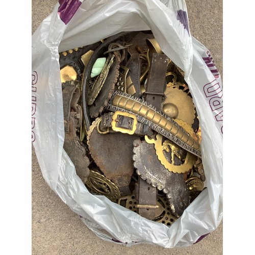57 - Extremely large quantity of horse brasses
