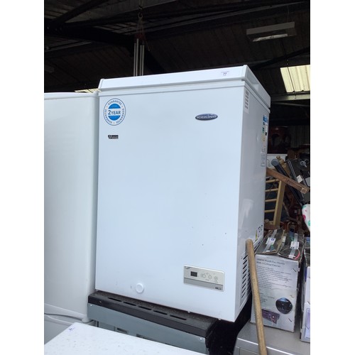 77 - Ice king freezer safe technology chest freezer