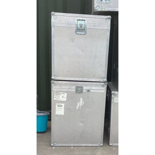 361 - Two large aluminium storage cases