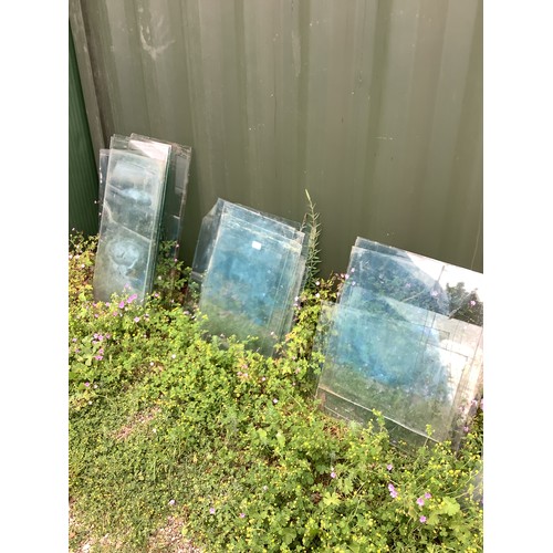 382 - Collection of glass panes