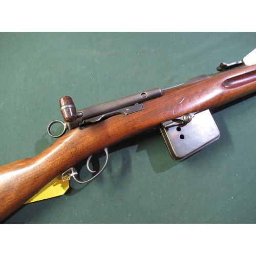 85 - 7.5 x 53.5 Schmidt Rubin model 1889 rifle serial number 61522 (section 58) complete with detachable ... 