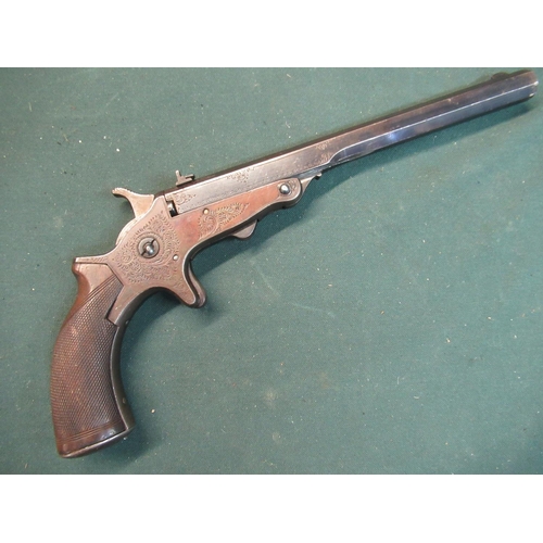 94 - Deactivated Reily E.M.Reily Oxford Street of London, .230 single barrel target pistol with 7.5