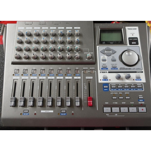 584 - TASM DP-01FX digital porterstudio 8 track recorder and cd writing