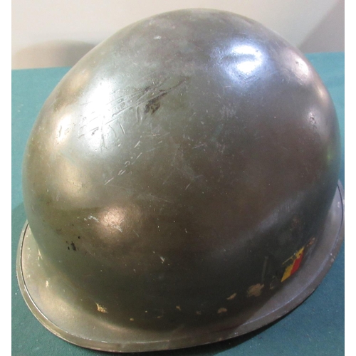 33 - German WWII relic state steel helmet (believed to have been dug up in Estonia)