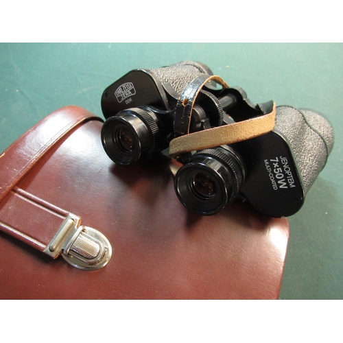 113 - Pair of Carl Zeiss 7x50W binoculars with case