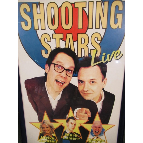930A - Framed poster of Vic and Bob's Shooting Stars live