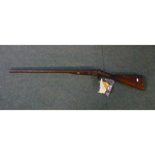 97 - Deactivated Westly Richards 16 bore side by side hammer gun with new spec COD 9/4/21