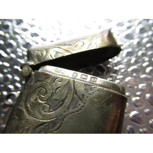 27 - Sterling silver hallmarked match box, a Sterling silver stamped 925 snuff box, Sterling silver gents... 