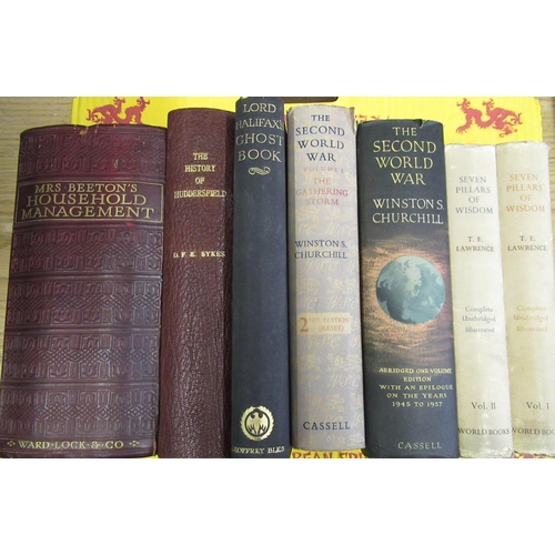 80 - T.E. Lawrence 'Seven pillars of Wisdom' published world books, 13 Grovsner Place, London in two volu... 
