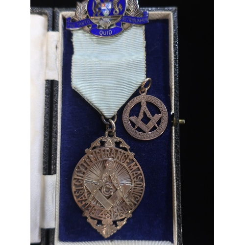 50 - Masonic medal inscribed 