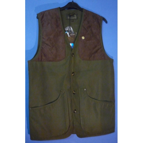 15 - Seeland Woodcock waistcoat, colour olive, size UK 40