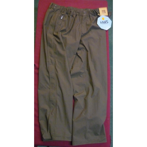 27 - Pair of Harkila overtrousers, colour willow green, size 56