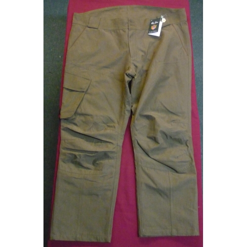 28 - Pair of Berwick mens waterproof trousers, colour olive, size 44